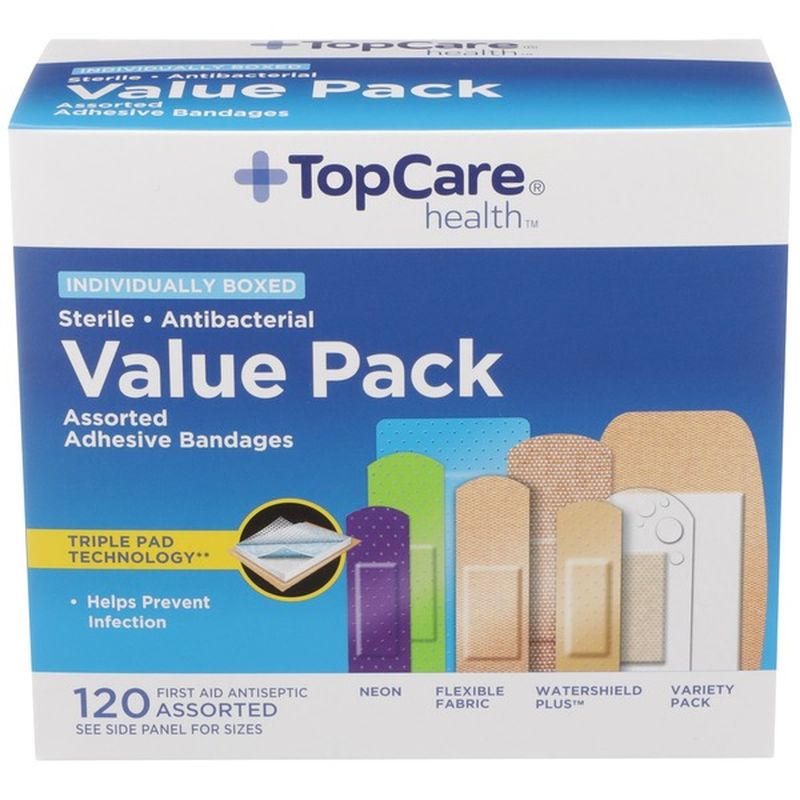 Top Care Variety Pack Bandages (120 ct) - Instacart