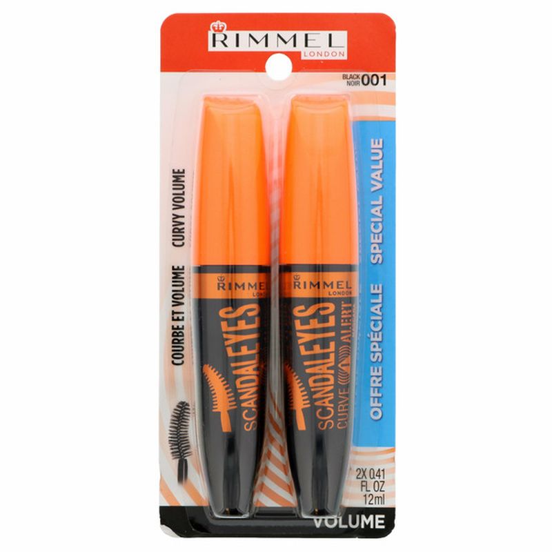 Rimmel London Scandaleyes Curve Alert Mascara, Black 001