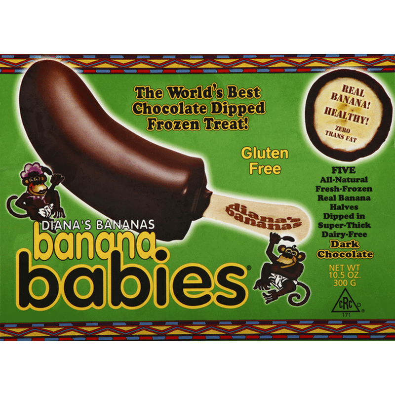 Diana's Bananas Banana Babies, Dark Chocolate (5 ct) Instacart