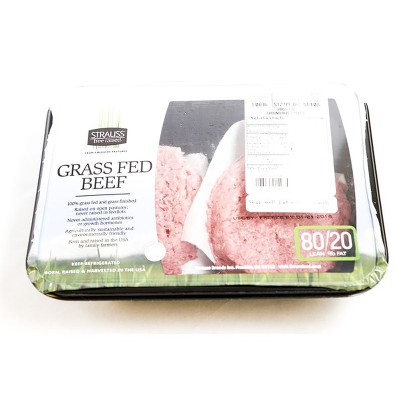 strauss Grass Fed Beef Patties