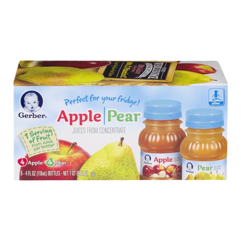 gerber apple juice 4 oz