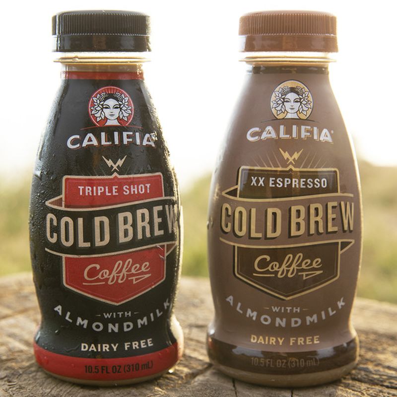 Califia Farms XX Espresso Cold Brew Coffee With Almondmilk (10.5 Oz ...