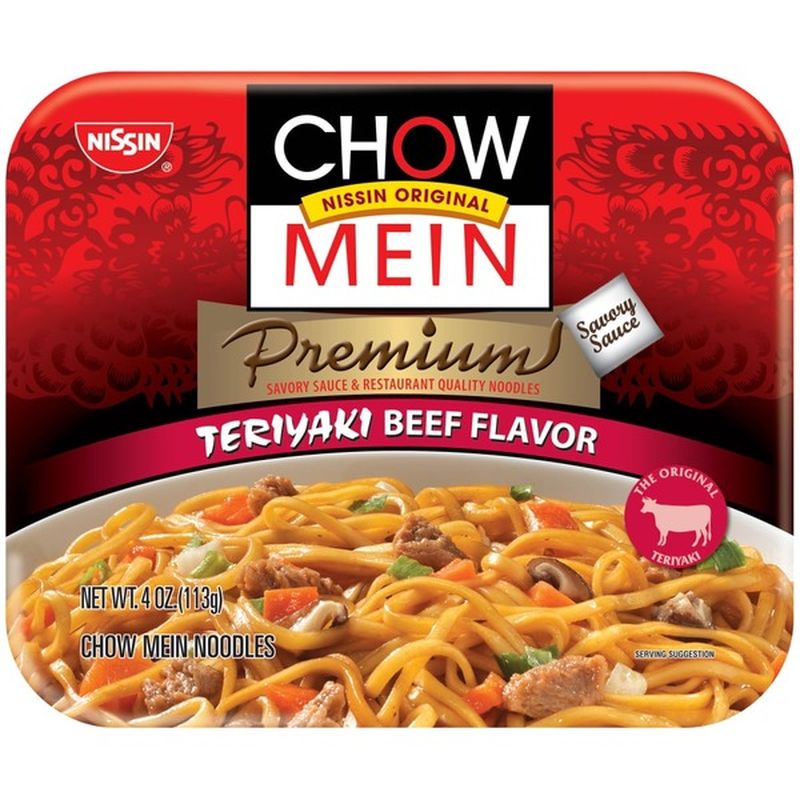 Nissin Teriyaki Beef Flavor Noodles (4 oz) from Food4Less - Instacart