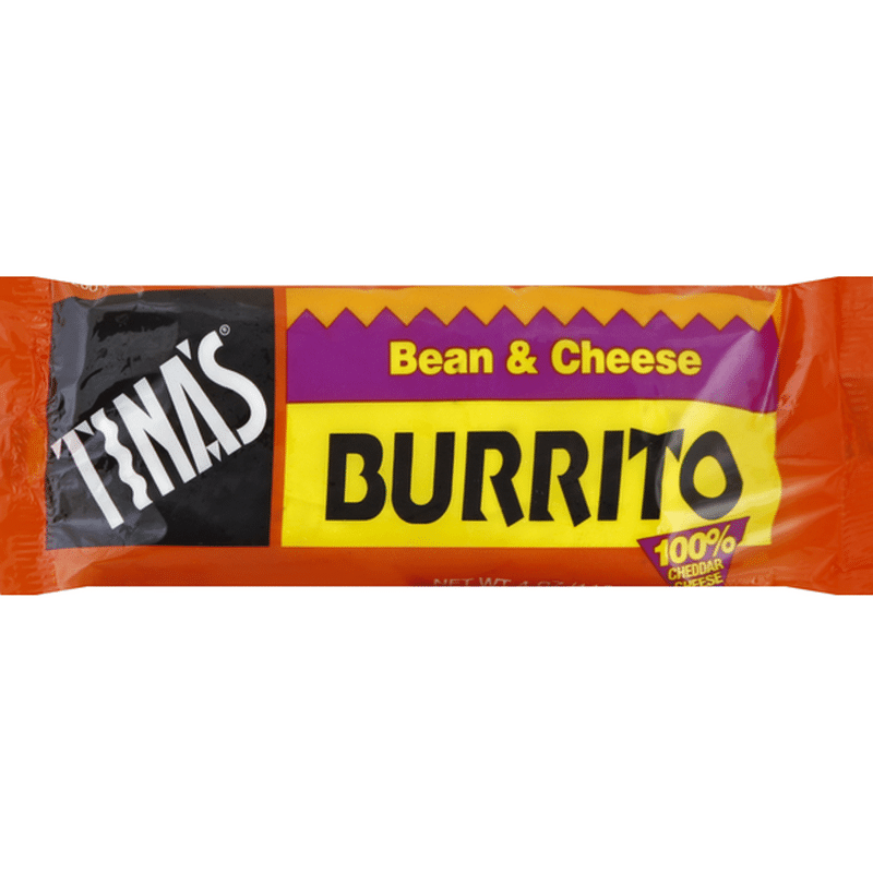 Tina's Burrito Bean & Cheese (4 oz) Instacart