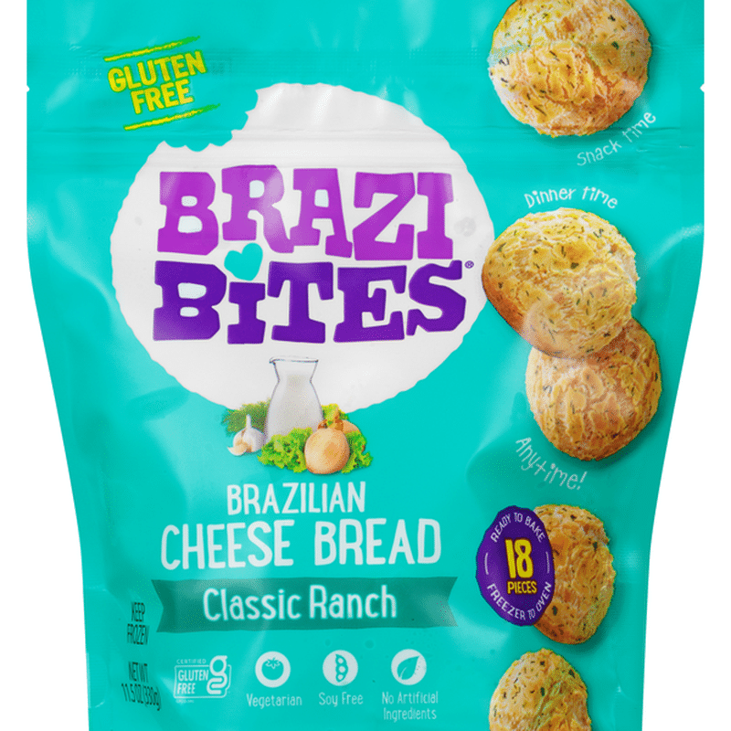 Brazi Bites Cheese Bread, Brazilian, Classic Ranch (18 each) - Instacart