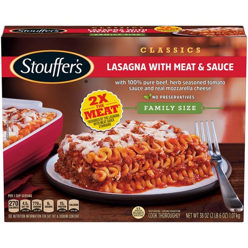 Stouffer's CLASSICS Family Size Lasagna with Meat & Sauce