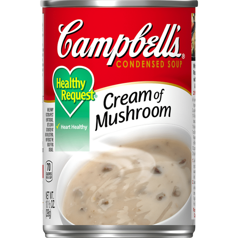 Campbell's® Healthy Request® Cream of Mushroom Soup (10.5 oz) - Instacart