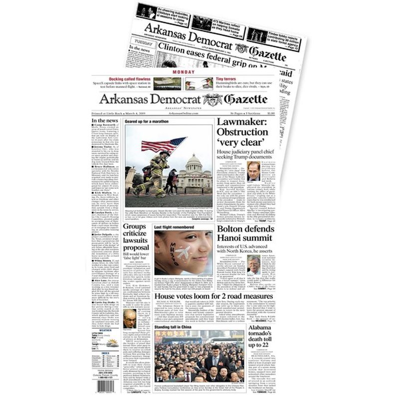 Arkansas Democrat-Gazette Newspaper
