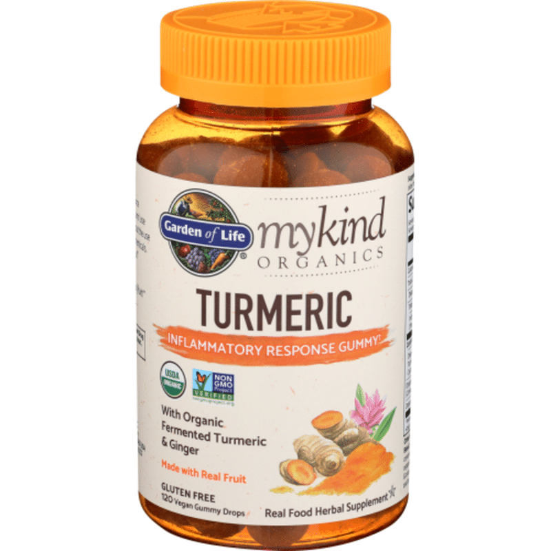 Garden of Life Turmeric, Vegan Gummy Drops (120 each) Instacart