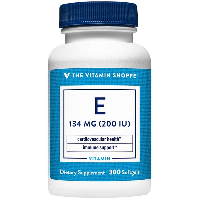 The Vitamin  Shoppe  Vitamin  E 200 IU 300 Softgels 300 