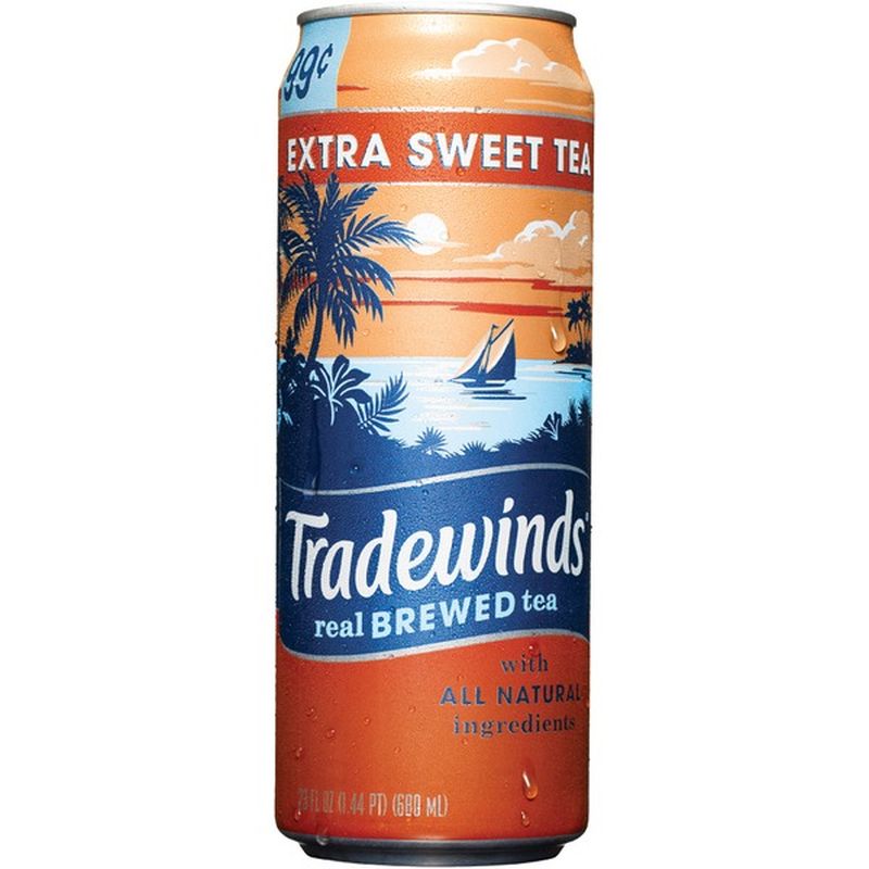 Tradewinds PrePriced Extra Sweet Tea Iced Tea (23 fl oz) Instacart