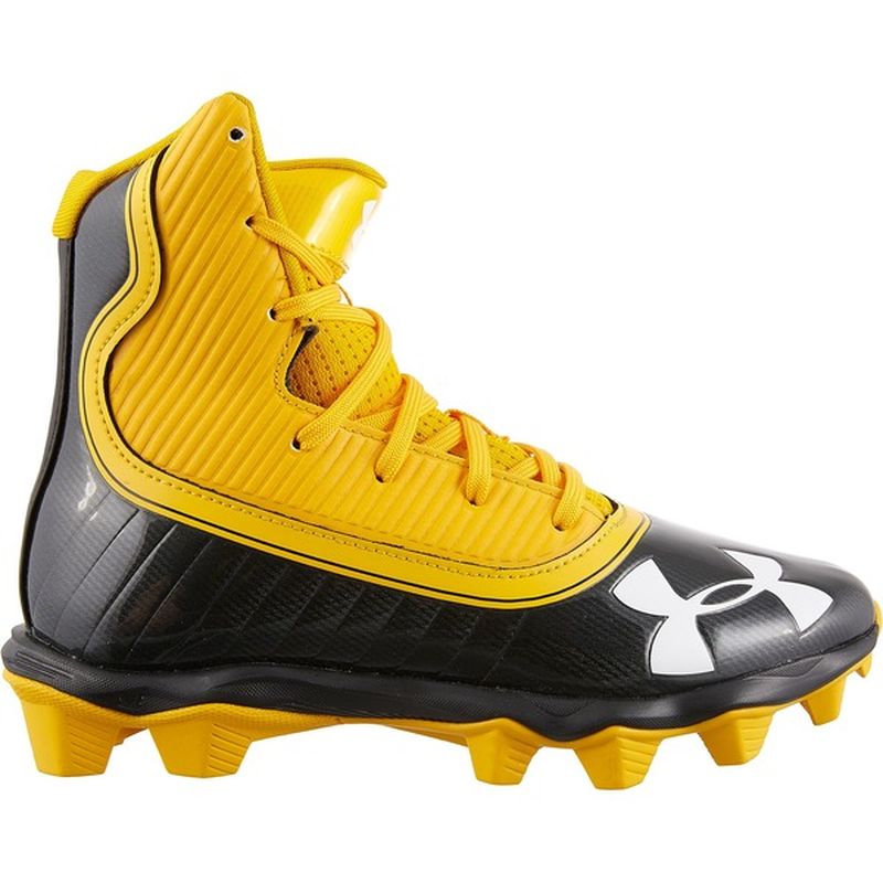 under armour yellow cleats