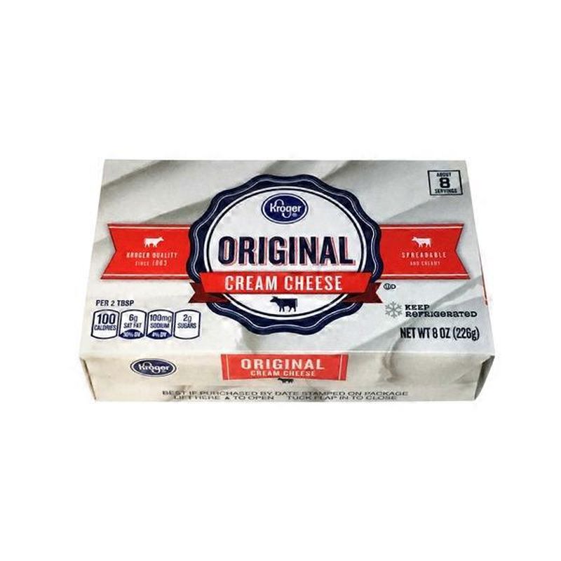 Kroger Original Cream Cheese (8 oz) Instacart