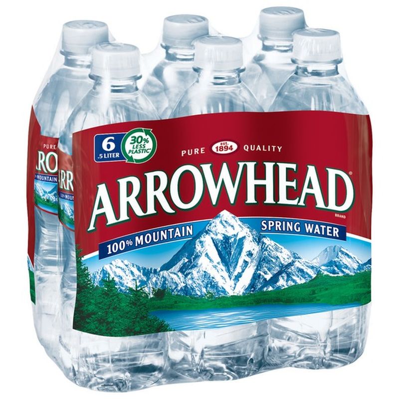 Arrowhead No Flavor 100% Natural Spring Water (16.9 fl oz) - Instacart
