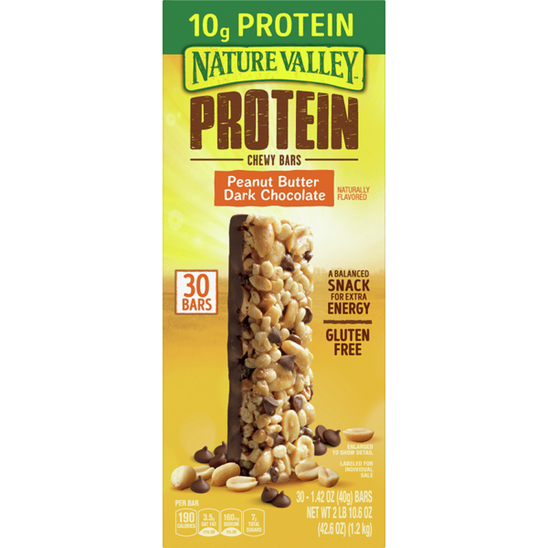 Nature Valley Protein Chewy Bars, Peanut Butter Dark Chocolate (1.42 oz