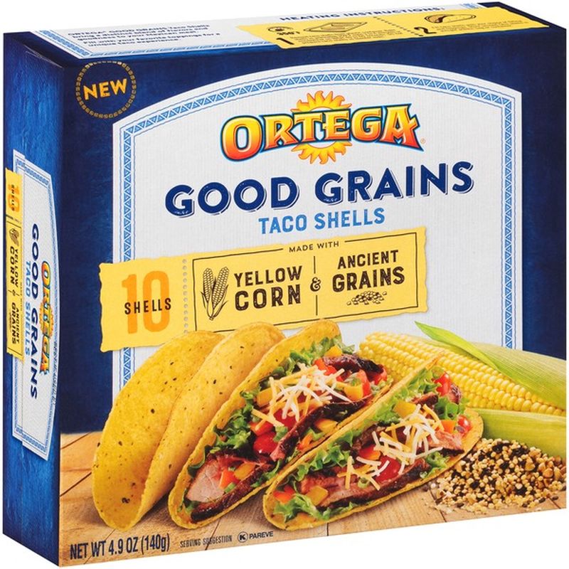 Ortega Good Grains Yellow Corn And Ancient Grains Taco Shells 49 Oz From Wegmans Instacart 0629