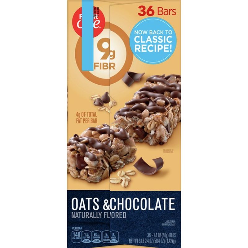Fiber One Bars, Oats & Chocolate (1.4 oz) from BJ's Wholesale Club Instacart
