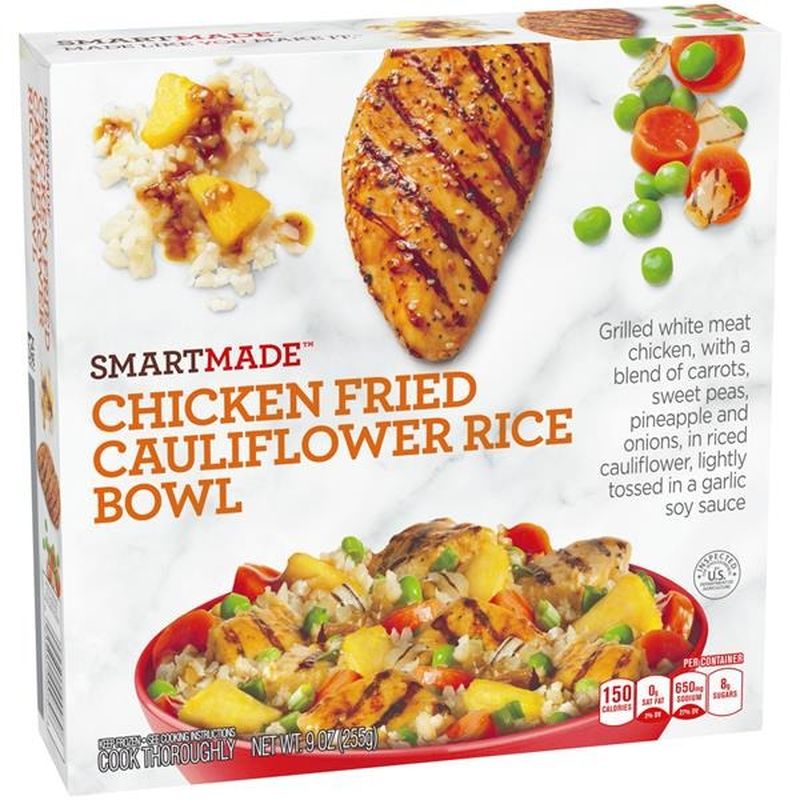 Smart Made Chicken Fried Cauliflower Rice Bowl 9 Oz Instacart