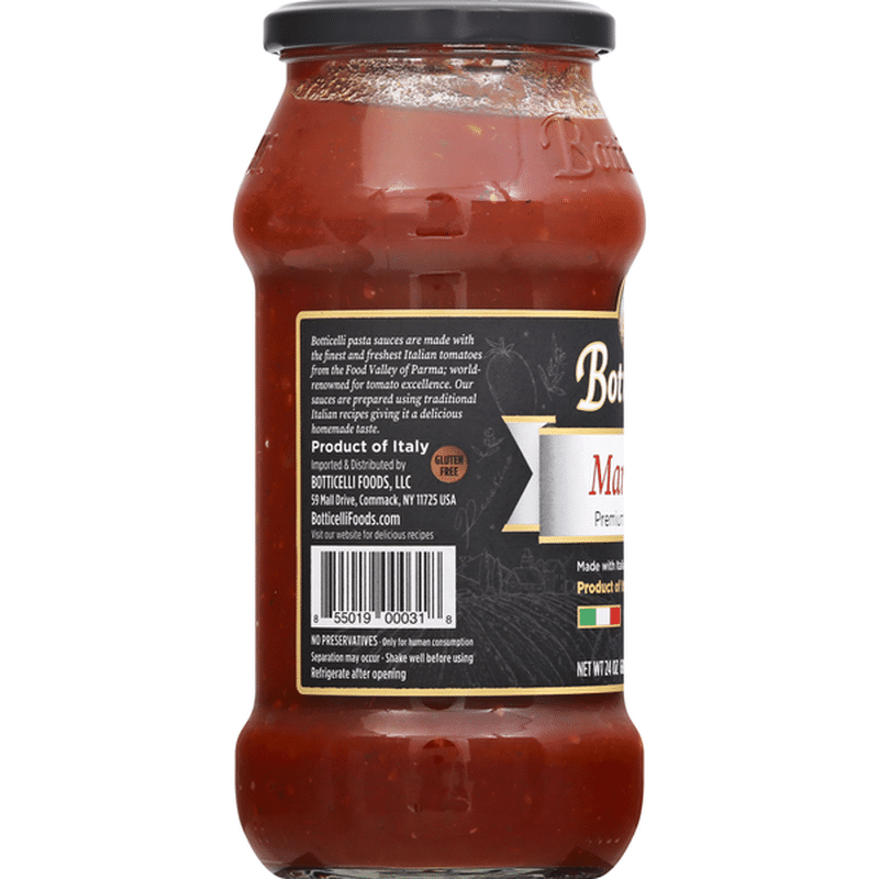 Botticelli Pasta Sauce Premium Marinara 24 Oz Instacart 1789