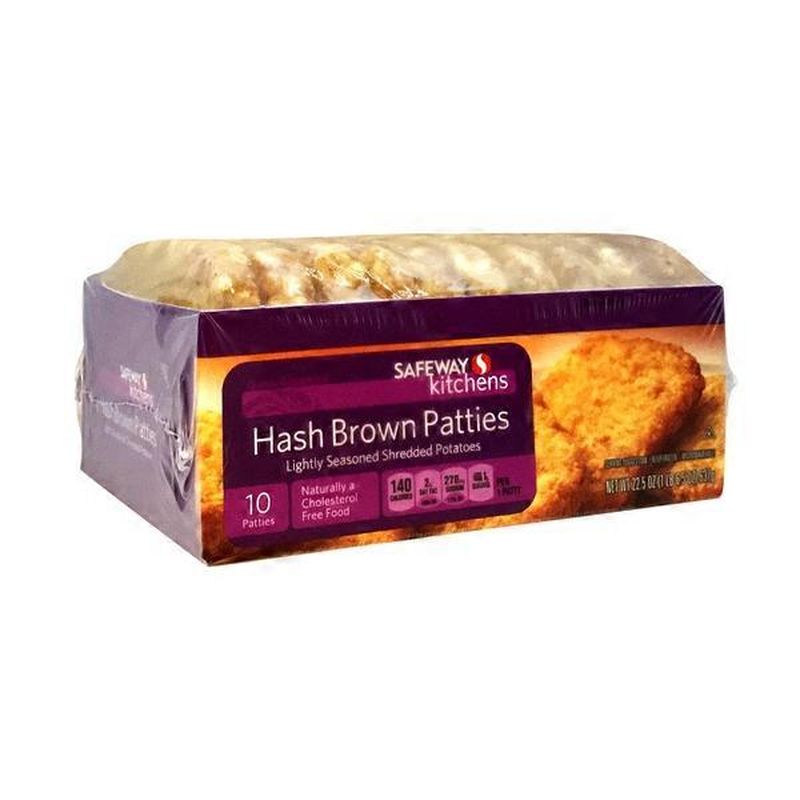 Signature Kitchens Lightly Seasoned Hash Brown Patties Shredded Potatoes 10 Ct Instacart