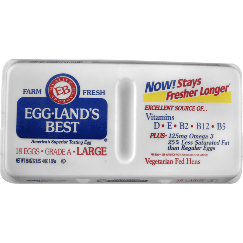 Eggland's Best Large White Eggs (18 ct) - Instacart