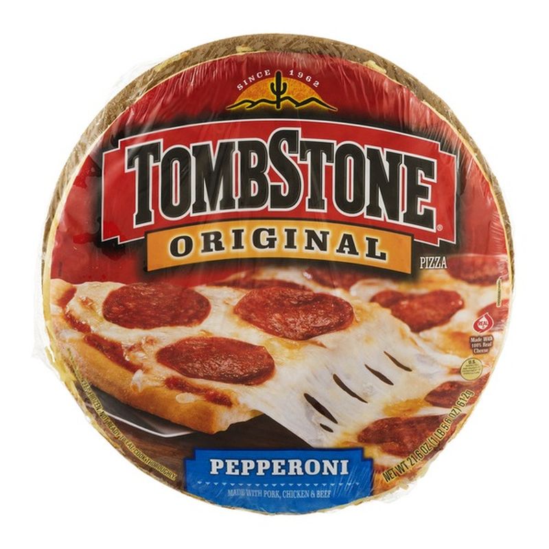 Tombstone Original Pizza Pepperoni (21.6 oz) Delivery or Pickup Near Me