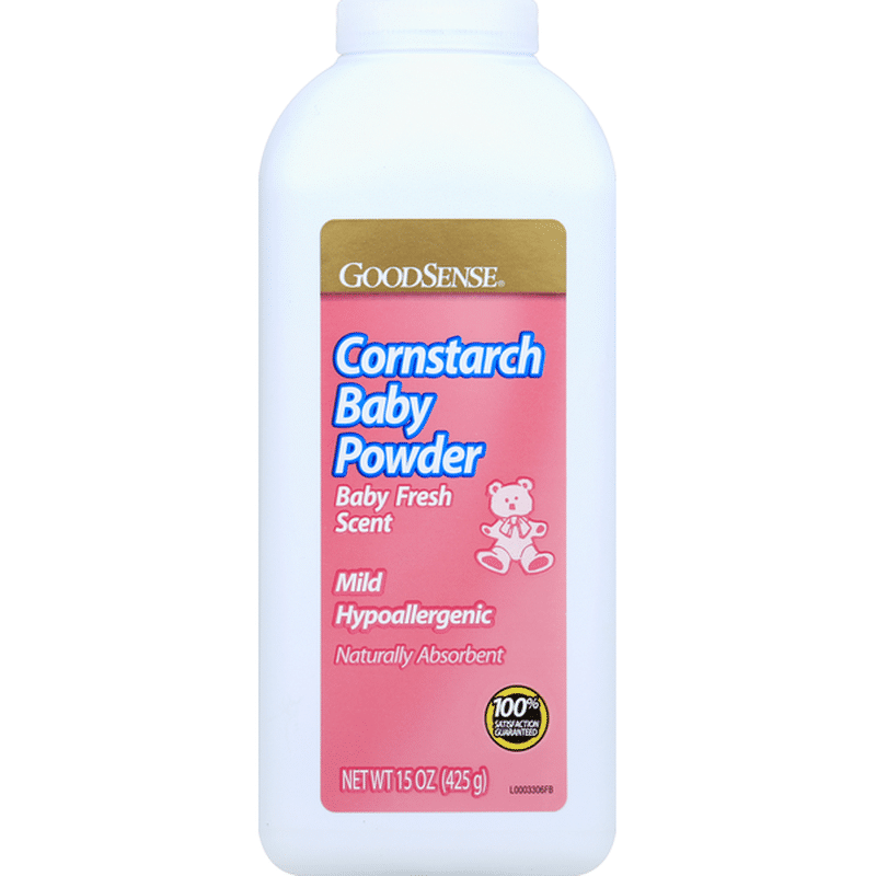 GoodSense Baby Powder, Cornstarch, Baby Fresh Scent (15 oz) Instacart