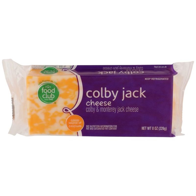 Food Club Colby Jack Colby & Monterey Jack Cheese (8 oz) Instacart