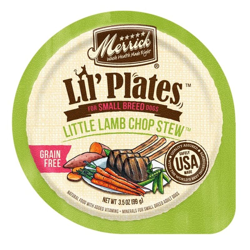 merrick lil plates grain free small breed recipe