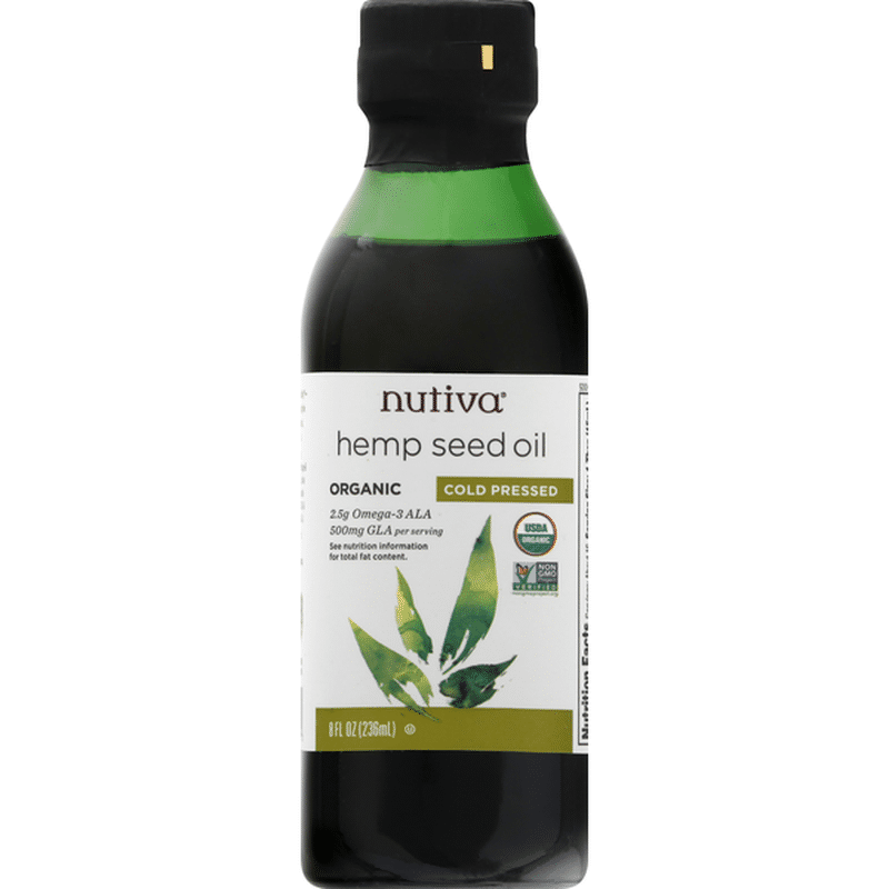 Nutiva Hemp Seed Oil Cold Pressed Organic 8 Oz Instacart 3549