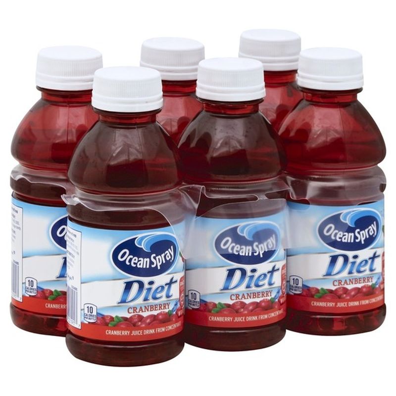 Ocean Spray Juice Drink, Diet, Cranberry (10 fl oz) Instacart