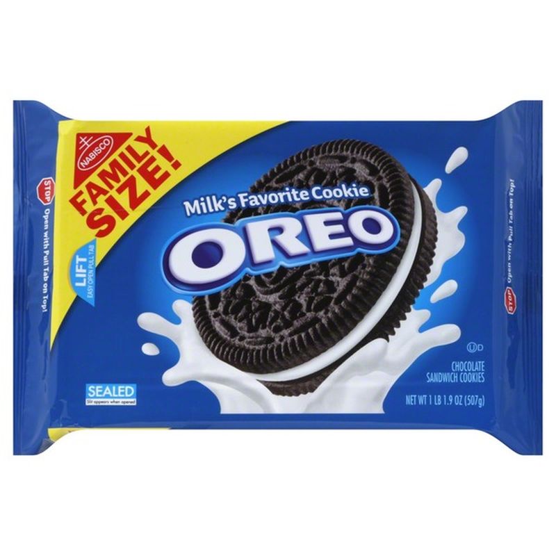 Oreo Cookies, Sandwich, Chocolate, Family Size! (17.9 oz) - Instacart