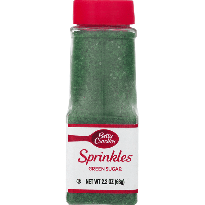 Betty Crocker Sprinkles, Green Sugar (2.2 oz) from Falletti Foods