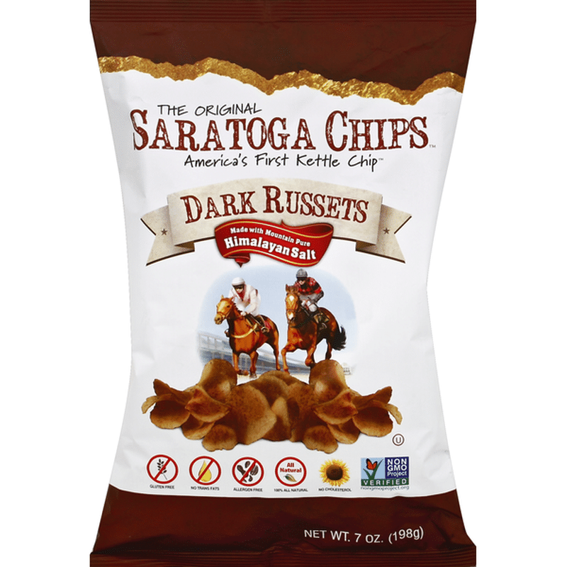 Saratoga Chips Kettle Chips, Dark Russets (7 oz) Instacart