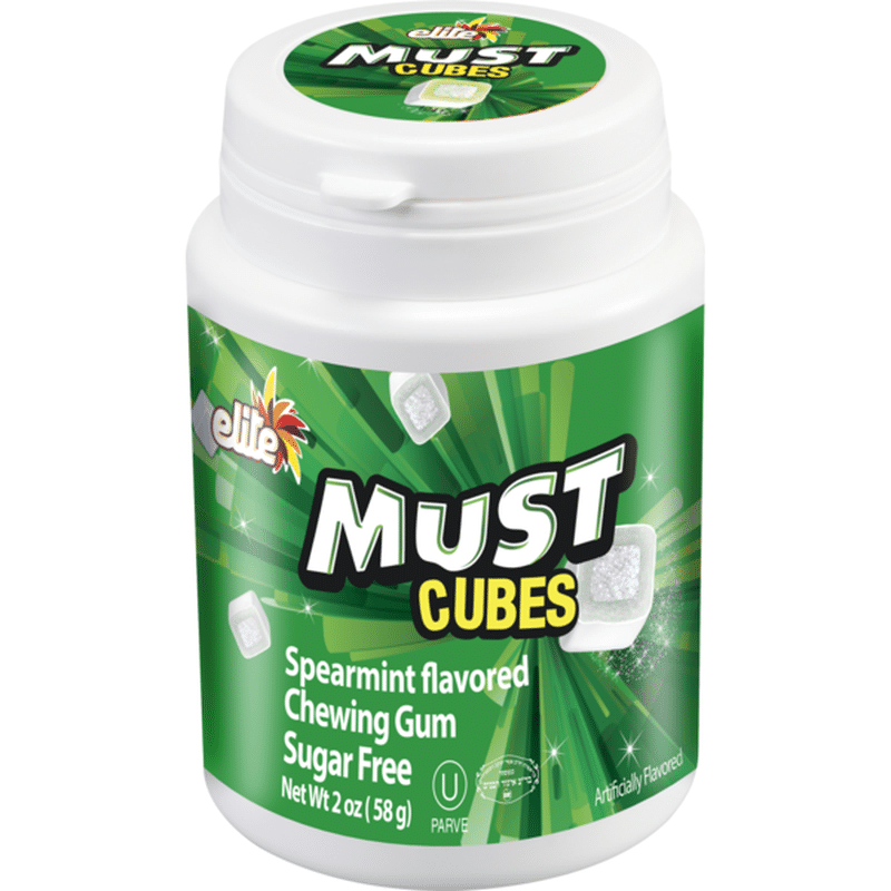 Elite Must Cubes Spearmint Sugar Free Gum