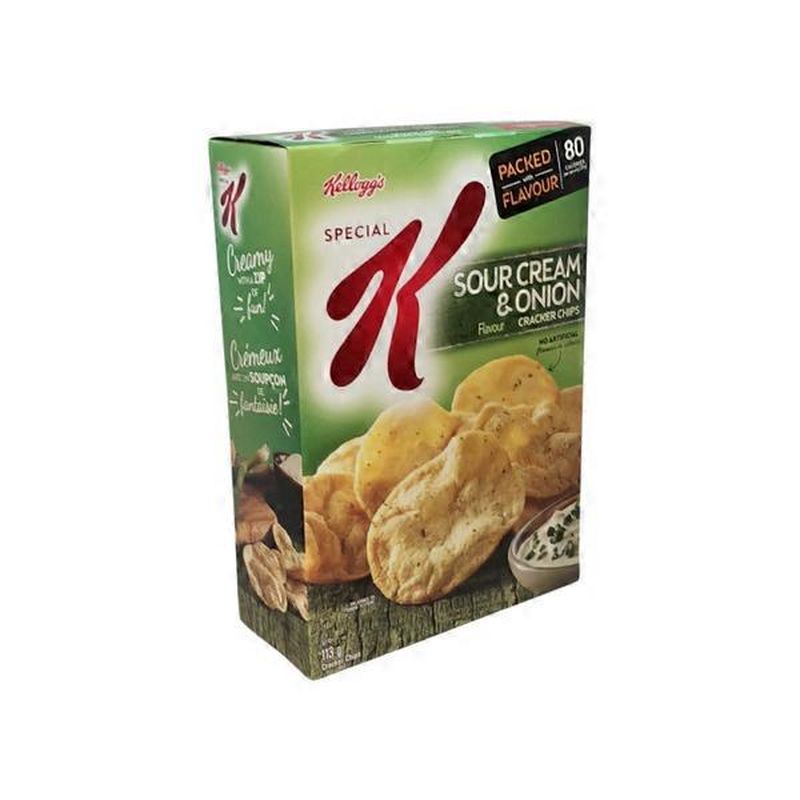 Special K Sour Cream & Onion Cracker Chips (113 g) Instacart