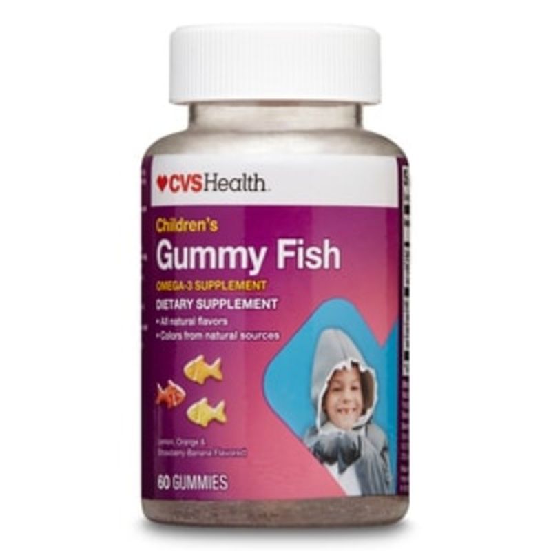 CVS Health Children's Gummy Fish Omega3 Dietary Supplement (60 ct