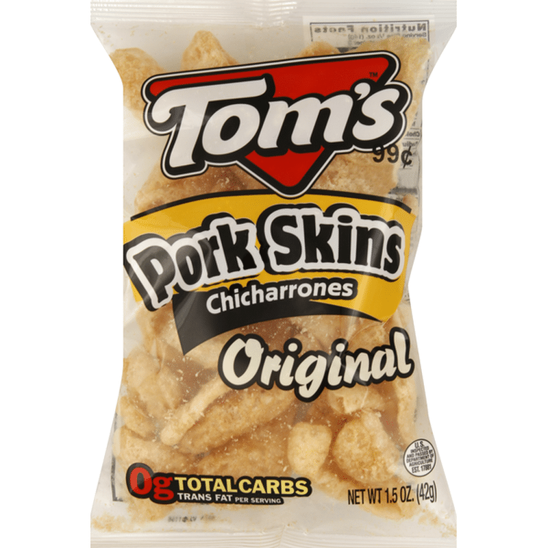 Tom's Pork Skins, Original (1.5 oz) Instacart
