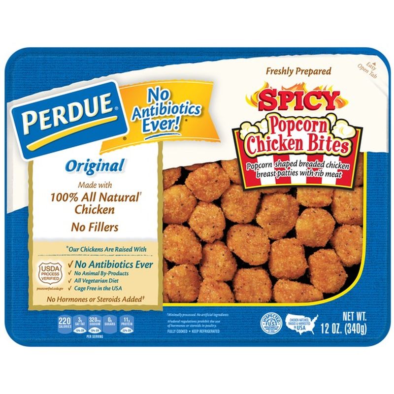 Perdue Breaded Spicy Popcorn Chicken Bites (0.75 lb) Instacart