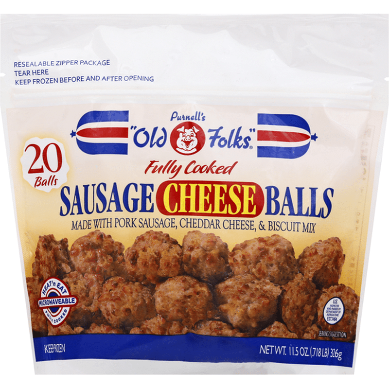 Purnell's Fully Cooked Sausage Cheese Balls (20 each) Instacart