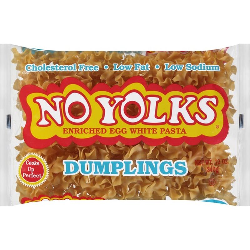 No Yolks Dumplings Enriched Egg White Pasta 12 Oz Instacart