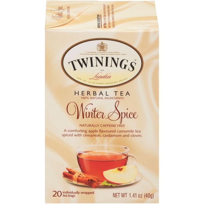 Twinings Of London Winter Spice Herbal Tea Bags 40 G Instacart