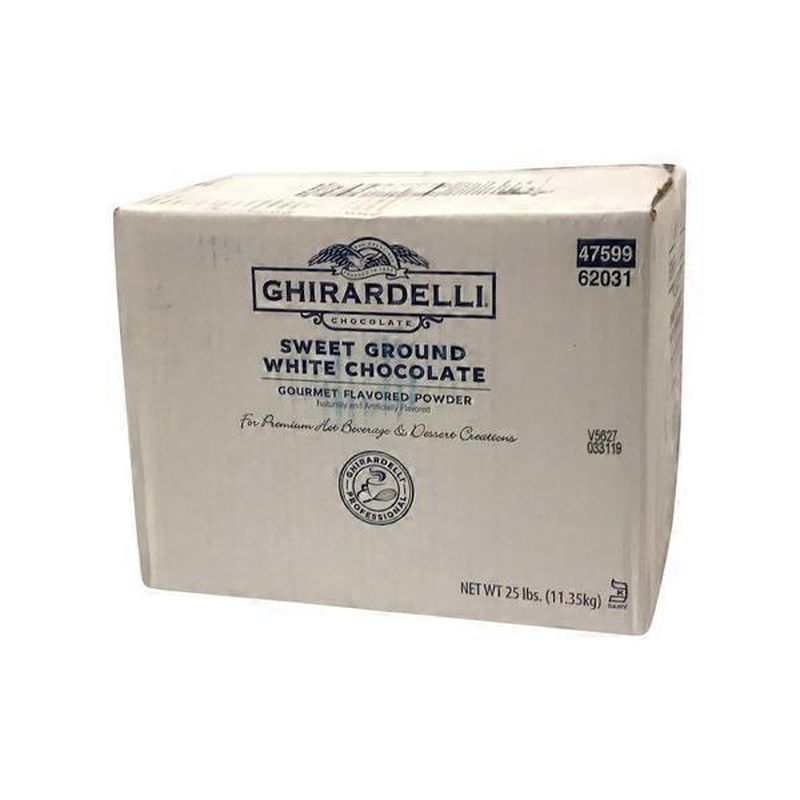 Ghirardelli Sweet Ground White Chocolate Powder (25 lb) Instacart