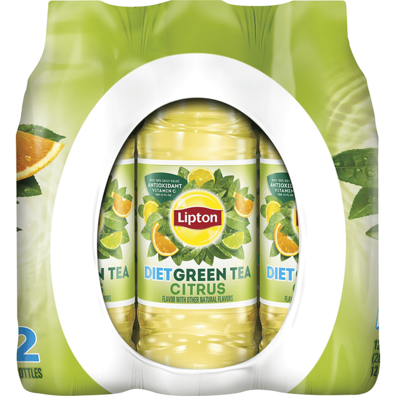 Lipton Diet Green Tea Citrus (16.9 fl oz) - Instacart