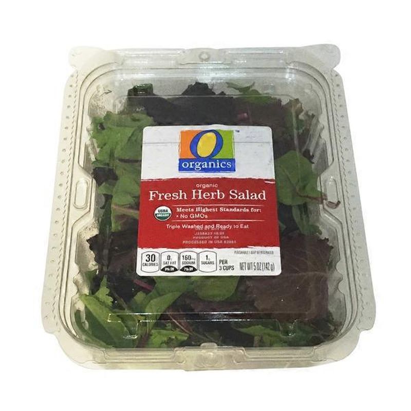 O Organics Organic Fresh Herb Salad (5 oz container) from Albertsons ...