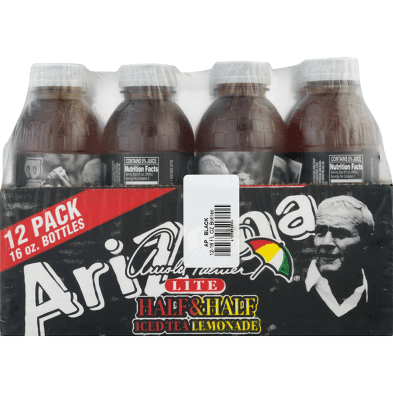 AriZona Half & Half, Iced Tea Lemonade, Lite, 12 Pack (16 fl oz) from