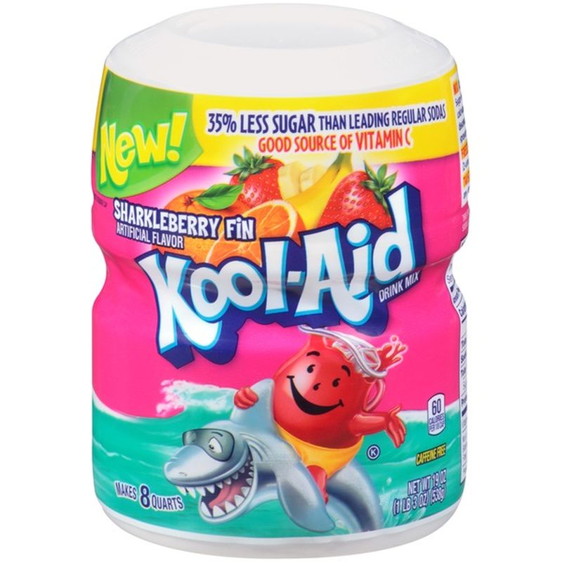 KoolAid Sharkleberry Fin Drink Mix (19 oz) Instacart