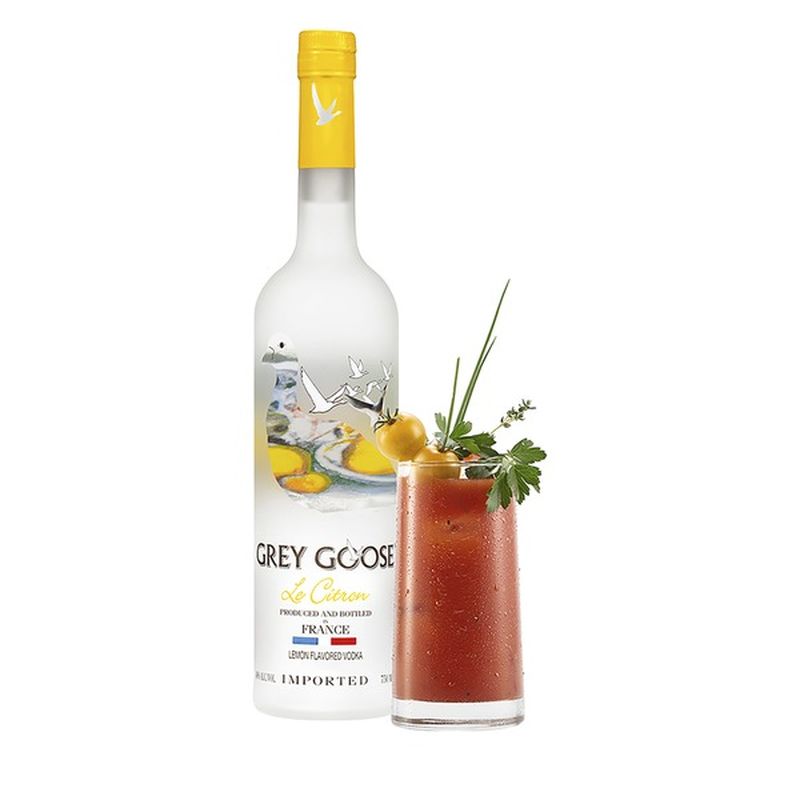 Grey Goose Le Citron Vodka (750 ml) Instacart
