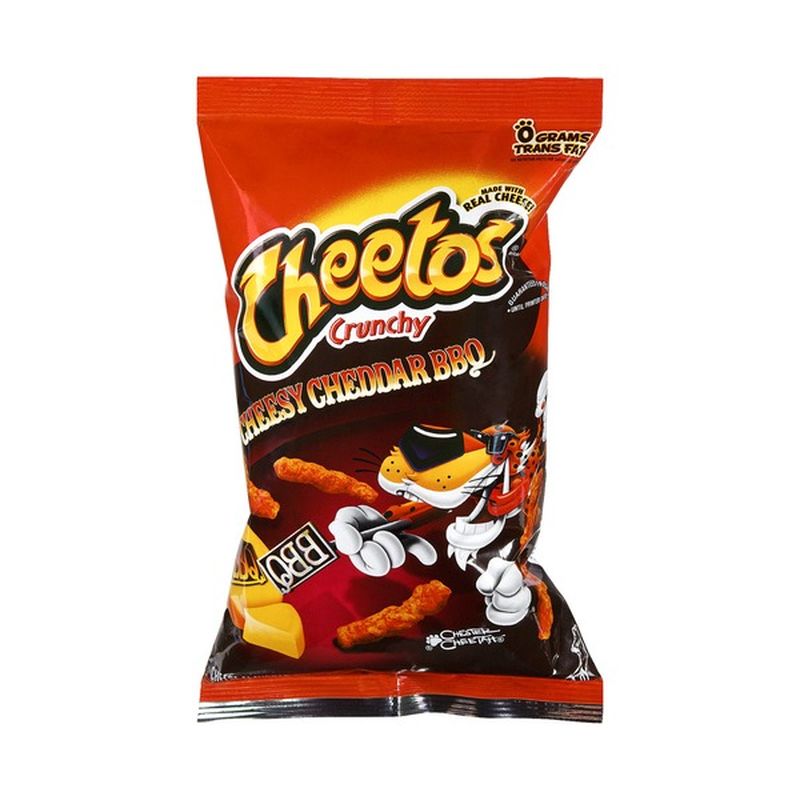 Cheetos Crunchy Cheesy Cheddar BBQ Flavored Snacks (9.75 oz) - Instacart