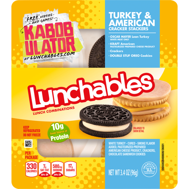 Lunchables Turkey & American with Oreo Cookie Convenience Meal